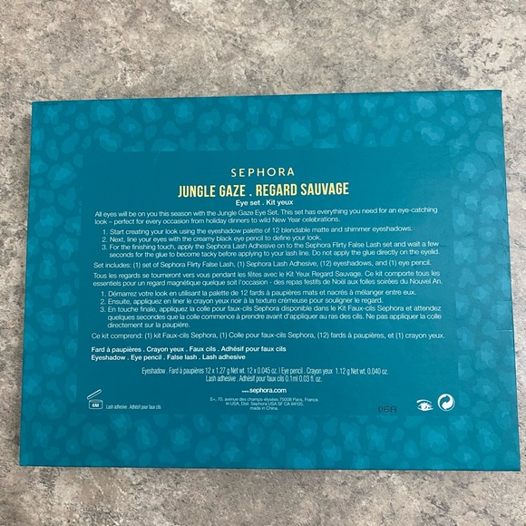 Sephora Complete Eye Makeup Palette (False lashes + glue + eyeshadows) - Picture 3 of 3